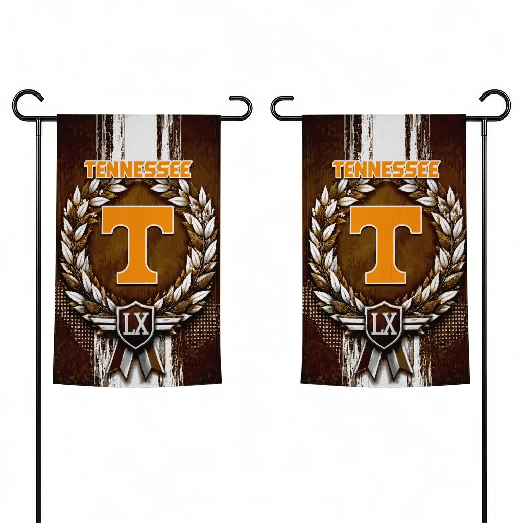 Tennessee Volunteers Garden Flag Personalized Laurel Wreath Orange Fashion Forward Tennessee Volunteers Garden Flag Personalized Laurel Wreath Orange Fashion Forward