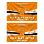 Tennessee Volunteers House Flag Custom Brushed Streaks Orange Best Selling
