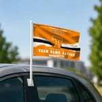 Tennessee Volunteers House Flag Custom Brushed Streaks Orange Best Selling