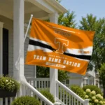 Tennessee Volunteers House Flag Custom Brushed Streaks Orange Best Selling