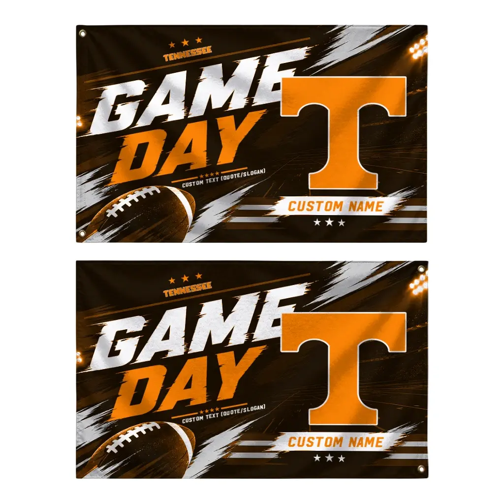 Tennessee Volunteers House Flag Customized Action Streaks Orange Fashion Forward Tennessee Volunteers House Flag Customized Action Streaks Orange Fashion Forward