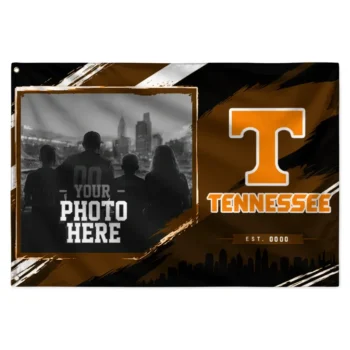 Tennessee Volunteers House Flag Personalized Framed Photo Orange Black Best Selling