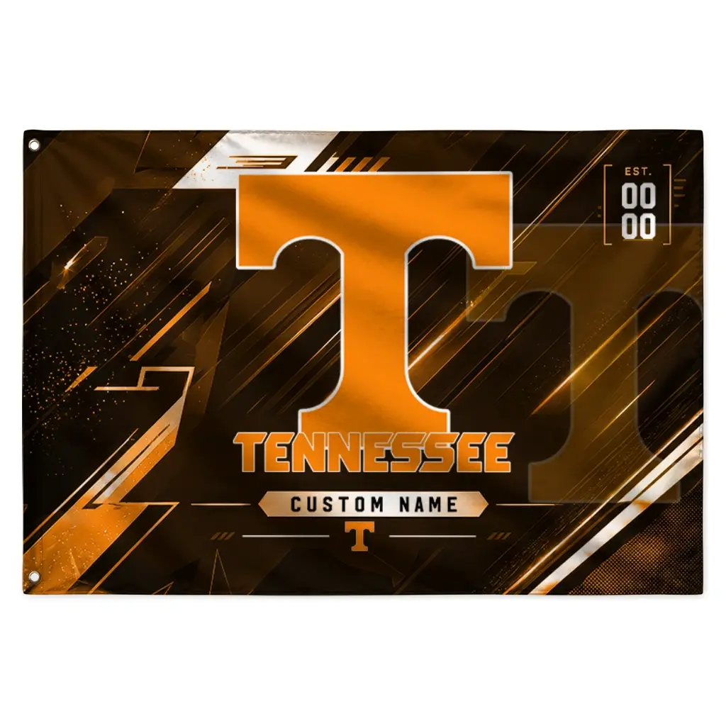 Tennessee Volunteers House Flag Personalized Speed Slashes Orange Best Selling Tennessee Volunteers House Flag Personalized Speed Slashes Orange Best Selling