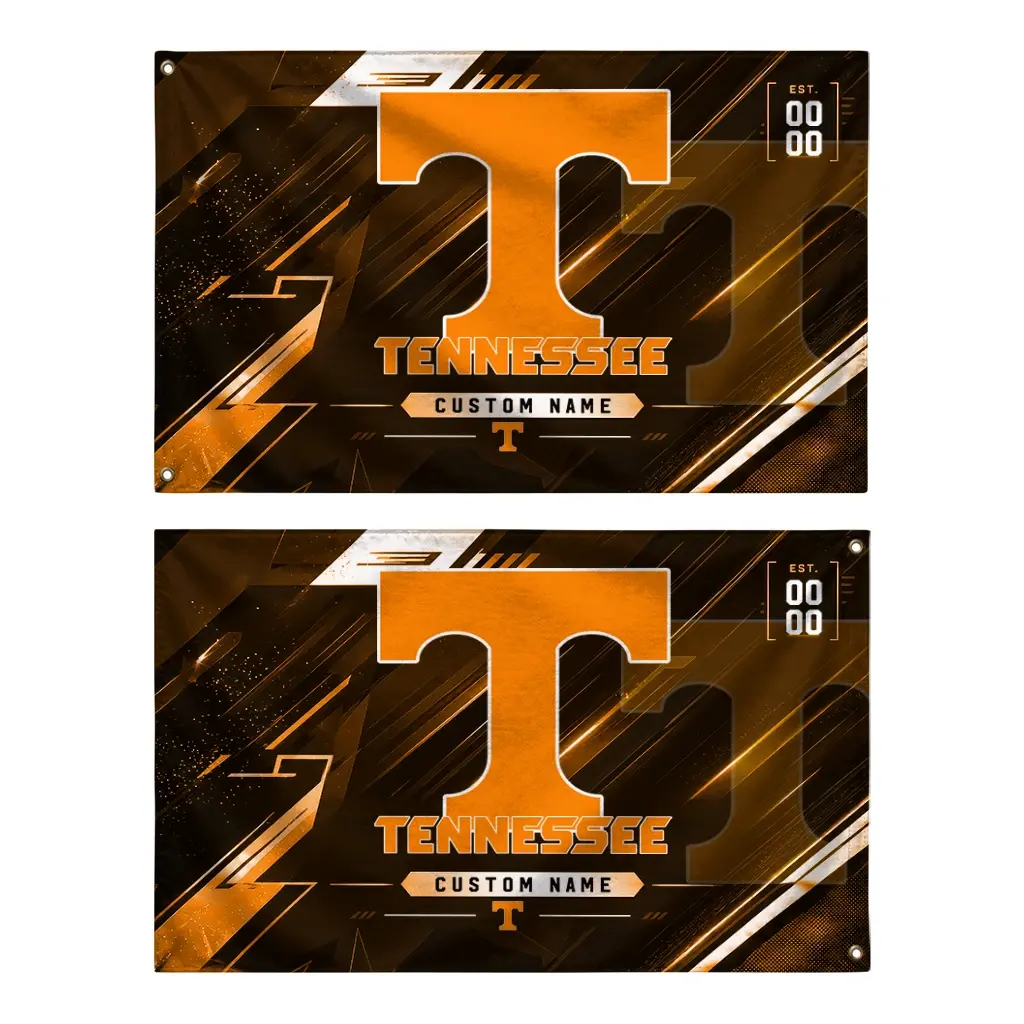 Tennessee Volunteers House Flag Personalized Speed Slashes Orange Fashion Forward Tennessee Volunteers House Flag Personalized Speed Slashes Orange Fashion Forward