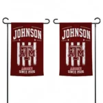 Texas Am Aggies Garden Flag Custom Distressed Stripes Maroon Best Selling