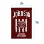 Texas Am Aggies Garden Flag Custom Distressed Stripes Maroon Best Selling