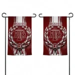 Texas Am Aggies Garden Flag Custom Laurel Wreath Maroon Best Selling