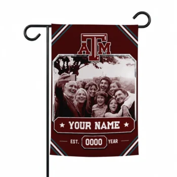 Texas A&M Aggies Garden Flag - Custom Photo Frame Maroon