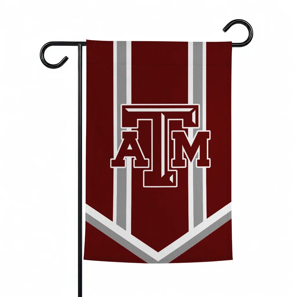Texas Am Aggies Garden Flag Customized Chevron Stripes Maroon Best Selling Texas Am Aggies Garden Flag Customized Chevron Stripes Maroon Best Selling