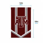 Texas Am Aggies Garden Flag Customized Chevron Stripes Maroon Best Selling