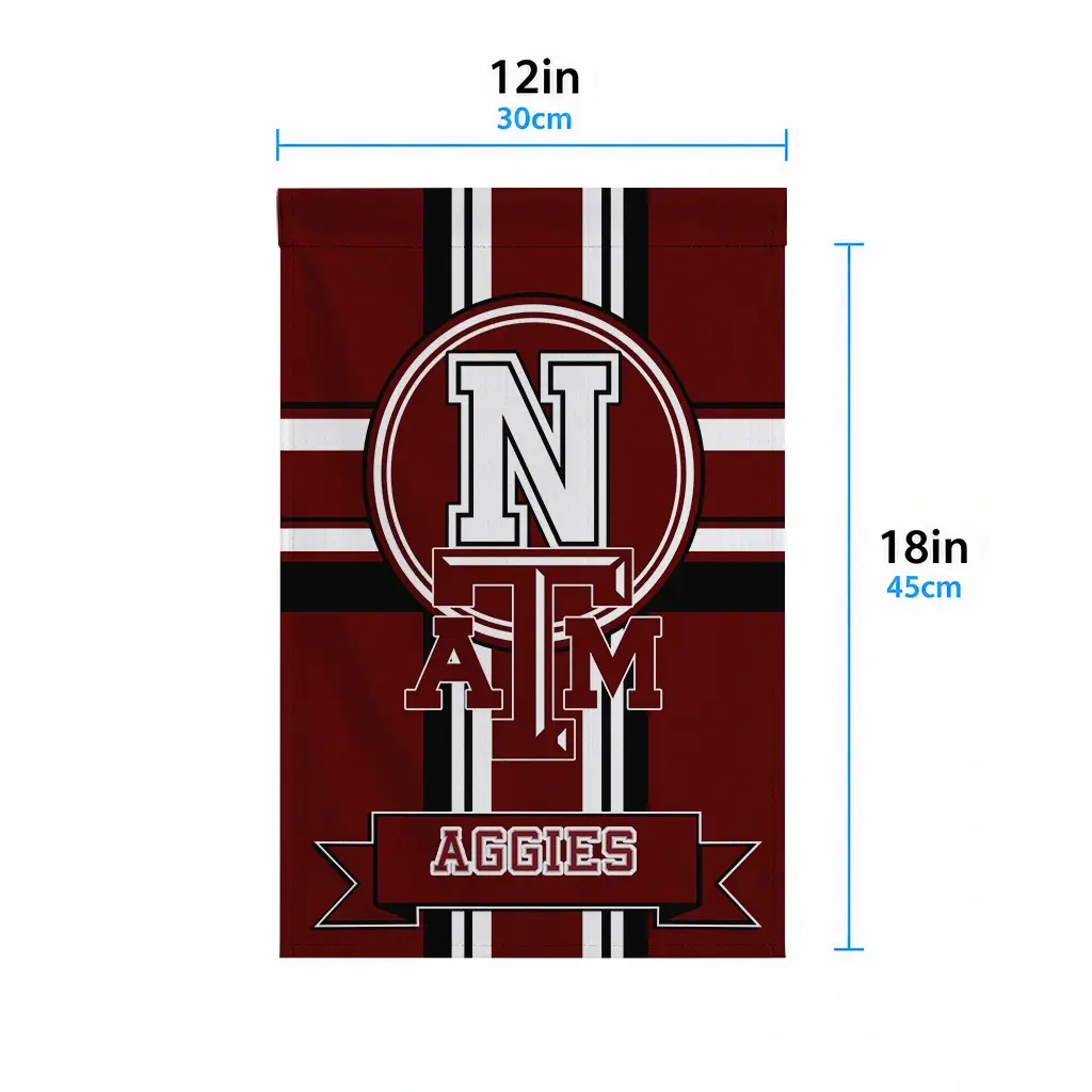 Texas Am Aggies Garden Flag Customized Circle Medallion Maroon High Quality Texas Am Aggies Garden Flag Customized Circle Medallion Maroon High Quality