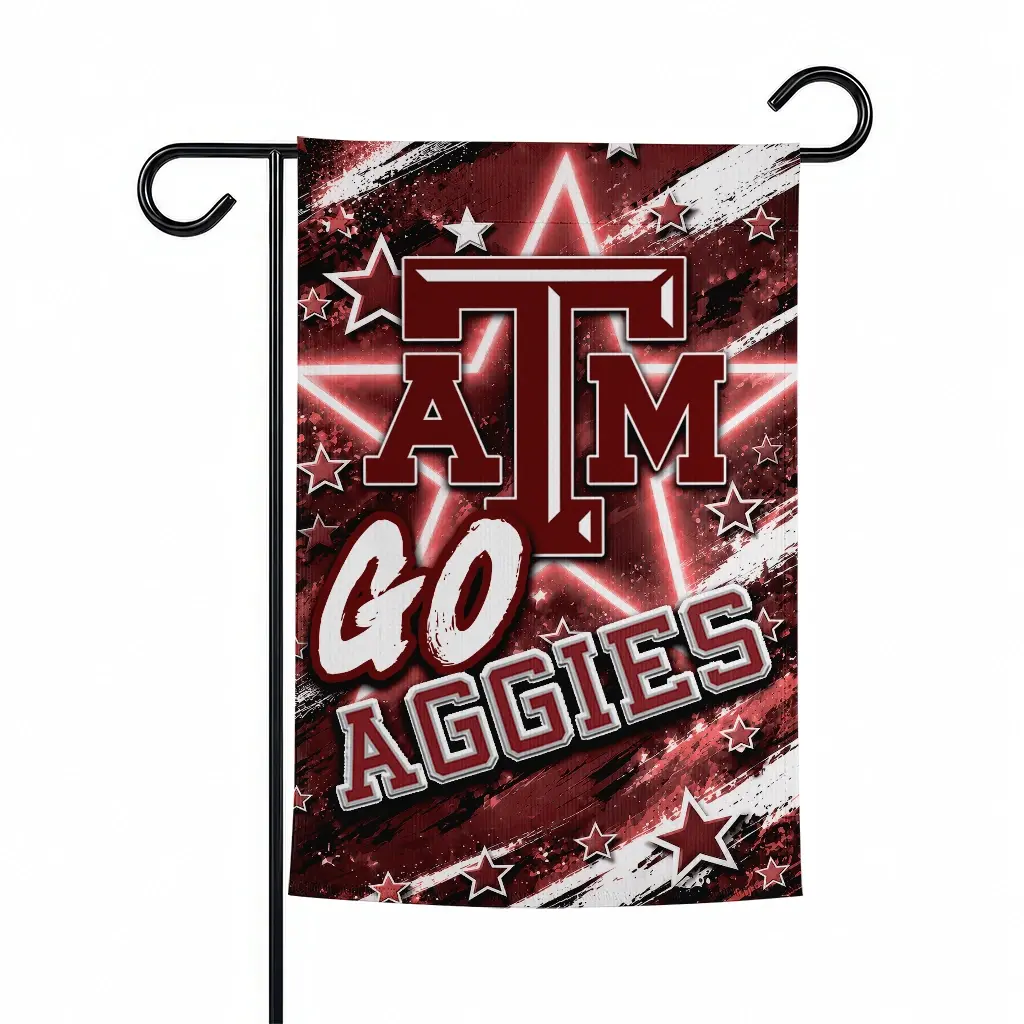 Texas Am Aggies Garden Flag Personalized Glowing Star Maroon Best Selling Texas Am Aggies Garden Flag Personalized Glowing Star Maroon Best Selling