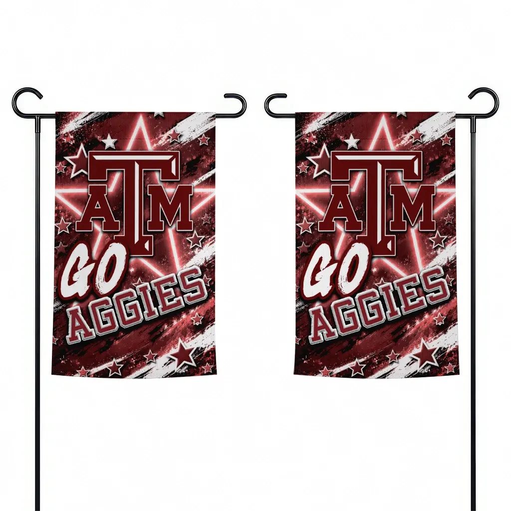 Texas Am Aggies Garden Flag Personalized Glowing Star Maroon Fashion Forward Texas Am Aggies Garden Flag Personalized Glowing Star Maroon Fashion Forward