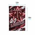 Texas Am Aggies Garden Flag Personalized Glowing Star Maroon Best Selling