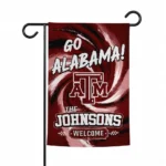 Texas Am Aggies Garden Flag Personalized Swirl Vortex Maroon Best Selling