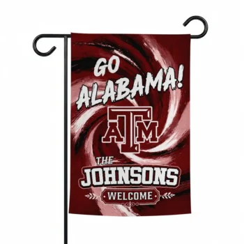 Texas Am Aggies Garden Flag Personalized Swirl Vortex Maroon Best Selling