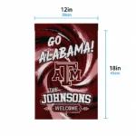 Texas Am Aggies Garden Flag Personalized Swirl Vortex Maroon Best Selling