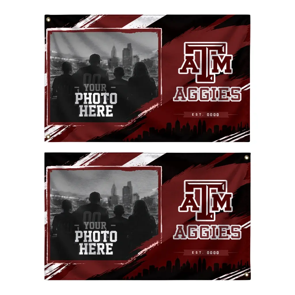 Texas Am Aggies House Flag Custom Framed Photo Maroon Black Fashion Forward Texas Am Aggies House Flag Custom Framed Photo Maroon Black Fashion Forward