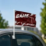 Texas Am Aggies House Flag Personalized Action Streaks Maroon Best Selling