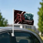 Texas Am Aggies House Flag Personalized Diagonal Stripes Maroon Best Selling