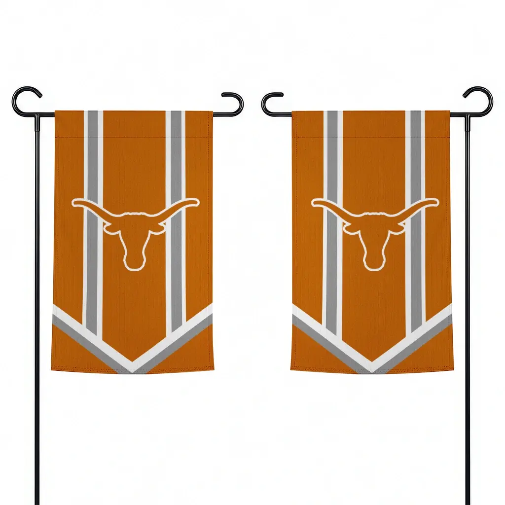 Texas Longhorns Garden Flag Custom Chevron Stripes Orange Fashion Forward Texas Longhorns Garden Flag Custom Chevron Stripes Orange Fashion Forward