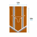 Texas Longhorns Garden Flag Custom Chevron Stripes Orange Best Selling