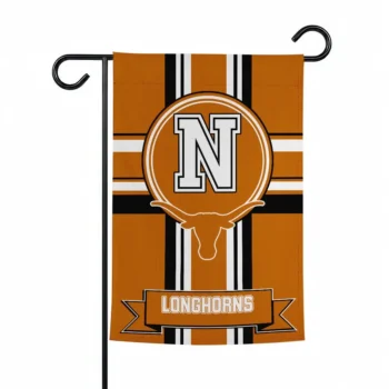Texas Longhorns Garden Flag Custom Circle Medallion Orange Best Selling