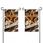 Texas Longhorns Garden Flag Customized Glowing Star Orange Best Selling