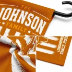 Texas Longhorns Garden Flag Personalized Distressed Stripes Orange Best Selling