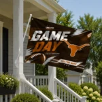 Texas Longhorns House Flag Customized Action Streaks Orange Best Selling