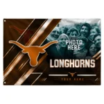 Texas Longhorns House Flag Customized Diagonal Stripes Orange Best Selling