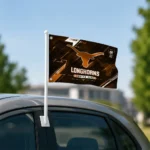 Texas Longhorns House Flag Personalized Speed Slashes Orange Best Selling