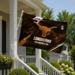 Texas Longhorns House Flag Personalized Speed Slashes Orange Best Selling
