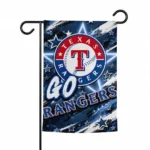 Texas Rangers Garden Flag Custom Glowing Star Blue Best Selling
