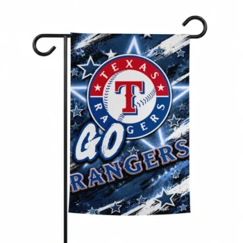 Texas Rangers Garden Flag Custom Glowing Star Blue Best Selling