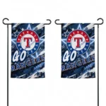 Texas Rangers Garden Flag Custom Glowing Star Blue Best Selling