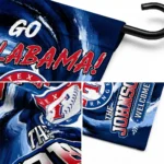 Texas Rangers Garden Flag Custom Swirl Vortex Blue Best Selling
