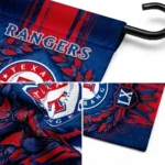 Texas Rangers Garden Flag Customized Laurel Wreath Blue Best Selling