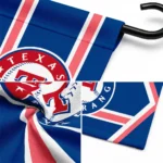 Texas Rangers Garden Flag Personalized Chevron Stripes Blue Best Selling