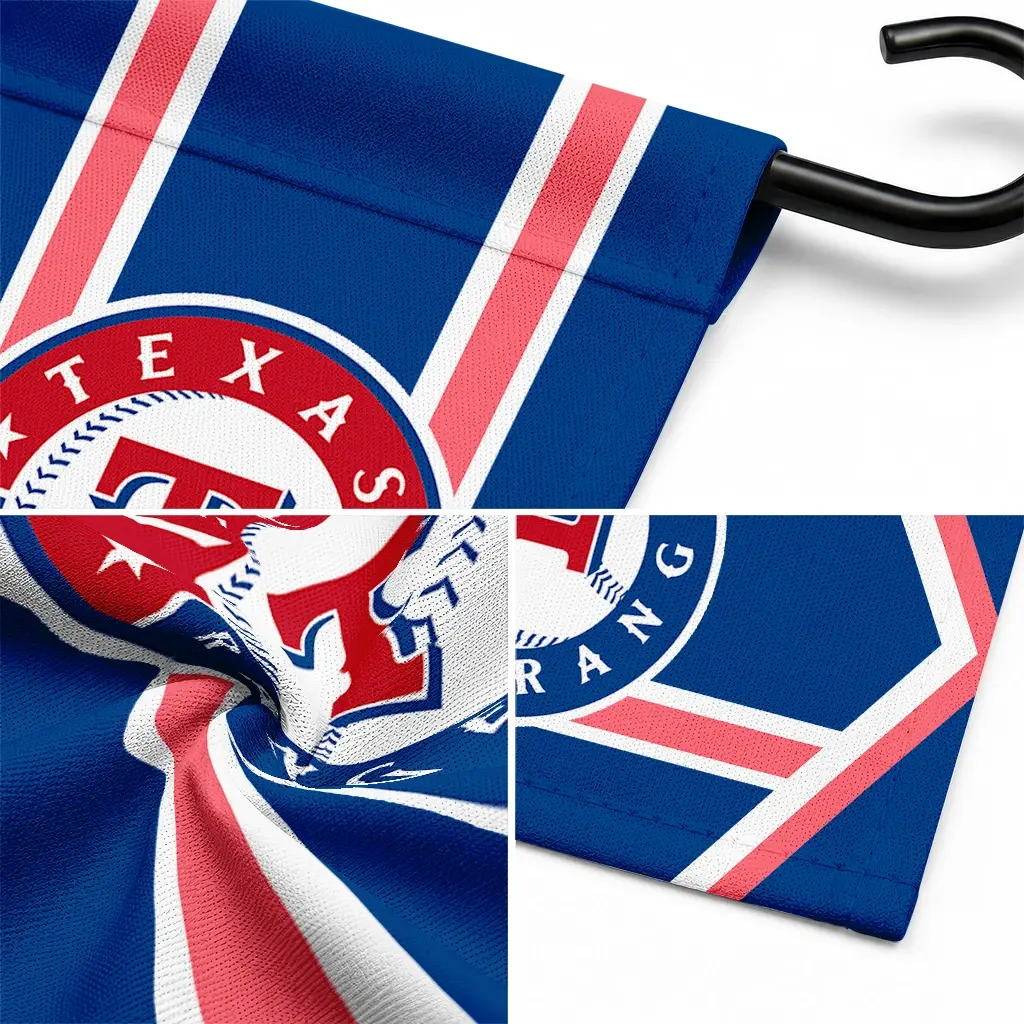 Texas Rangers Garden Flag Personalized Chevron Stripes Blue Latest Model Texas Rangers Garden Flag Personalized Chevron Stripes Blue Latest Model