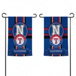 Texas Rangers Garden Flag Personalized Circle Medallion Blue Best Selling