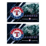 Texas Rangers House Flag Custom Diagonal Stripes Blue Best Selling