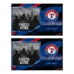 Texas Rangers House Flag Customized Framed Photo Blue Black Best Selling