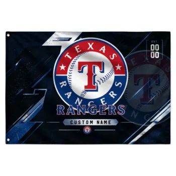 Texas Rangers House Flag Customized Speed Slashes Blue Best Selling