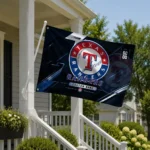 Texas Rangers House Flag Customized Speed Slashes Blue Best Selling