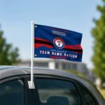 Texas Rangers House Flag Personalized Brushed Streaks Blue Best Selling