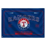 Texas Rangers House Flag Personalized Ornate Border Blue Best Selling