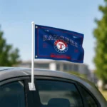 Texas Rangers House Flag Personalized Ornate Border Blue Best Selling