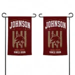 Texas State Bobcats Garden Flag Custom Distressed Stripes Maroon Best Selling