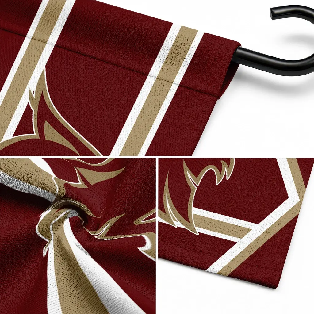 Texas State Bobcats Garden Flag Customized Chevron Stripes Maroon Latest Model Texas State Bobcats Garden Flag Customized Chevron Stripes Maroon Latest Model